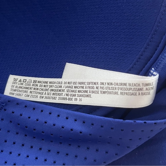 Victoria's Secret VSX SPORT Blue Strappy Sports Bra 34B - Picture 10 of 10